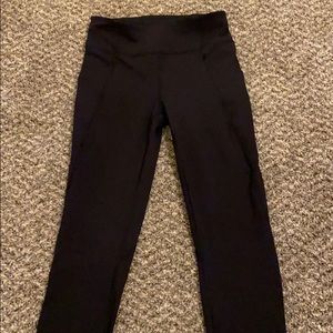 Lululemon time to sweat high rise crop